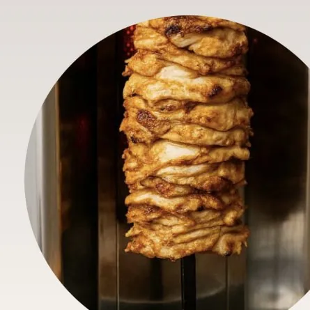 Kuřecí kebab na rožni